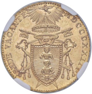 Papal coins - *Sede vacante (1823) Bologna - Doppia 1823 - Munt....
