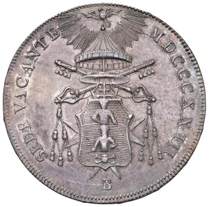 Papal coins - *Sede vacante (1823) Bologna Scudo 1823 - Munt. 4 ...