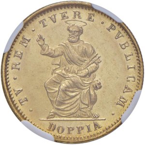 Papal coins - Gregorio XVI (1831-1846) Bologna - Doppia 1834 An....