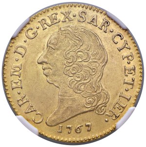 Savoy - Carlo Emanuele III (1755-1773) Doppia 1767 - Nomis...