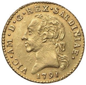 Savoy - *Vittorio Amedeo III (1773-1796) Doppia 1791 - Nom...