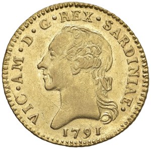 Savoy - *Vittorio Amedeo III (1773-1796) Doppia 1791 - Nom...