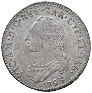 Savoy - Vittorio Amedeo III (1773-1796) Quarto di Scudo 17...