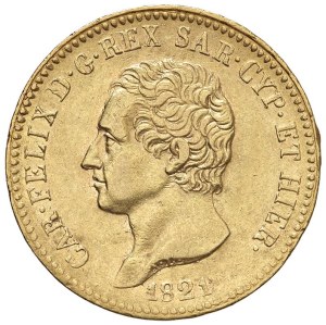 Savoy - Carlo Felice (1821-1831) 20 Lire 1821 T - Nomisma ...