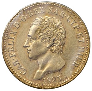 Savoy - Carlo Felice (1821-1831) 20 Lire 1825 T - Nomisma ...