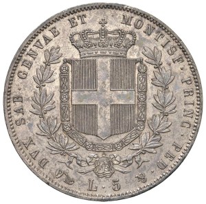 Savoy - Vittorio Emanuele II (1849-1861) 5 Lire 1854 G - N...