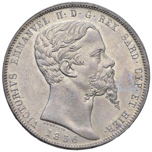 Savoy - Vittorio Emanuele II (1849-1861) 5 Lire 1856 T - N...