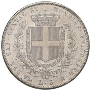 Savoy - Vittorio Emanuele II (1849-1861) 5 Lire 1859 G - N...