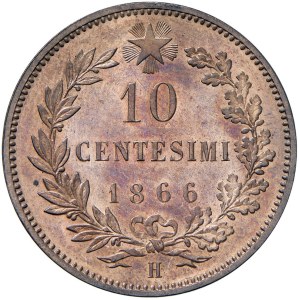 Savoy - Victor Emmanuel II (1861–1878) 10 Centesimi 1866...
