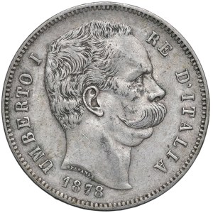 Savoy - *Umberto I (1878–1900) 5 Lire 1878 - Nomisma 992 A...