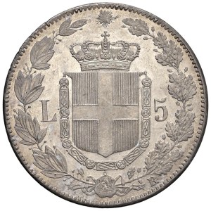 Savoy - Umberto I (1878-1900) 5 Lire 1879 - Nomisma 993 AG...
