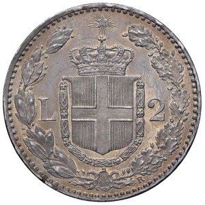 Savojsko – Umberto I. (1878–1900) 2 líry 1883 – Nomisma 996 AG...