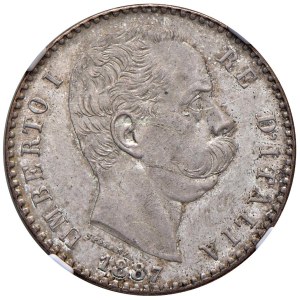 Savoy - Umberto I (1878–1900) 2 Lire 1887 - Nomisma 1000 A...