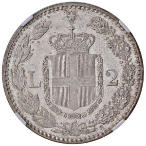 Savoy - Umberto I (1878–1900) 2 Lire 1887 - Nomisma 1000 A...