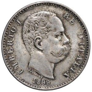 Savoy - Umberto I (1878–1900) 1 Lira, 1899 - Nomisma 1009 AG...