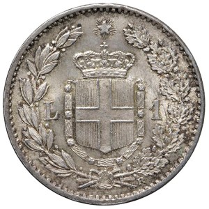 Savoy - Umberto I (1878–1900) 1 Lira, 1899 - Nomisma 1009 AG...