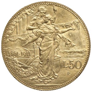 Savoy - Vittorio Emauele III (1900-1946) 50 Lire 1911 - No...