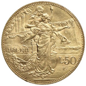 Savoy - Vittorio Emauele III (1900-1946) 50 Lire 1911 - No...
