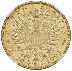 Savoy - Vittorio Emanuele III (1900-1946) 20 Lire 1905 - N...
