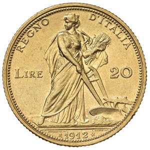 Savoy - Victor Emmanuel III (1900–1946) 20 Lire 1912 - N...