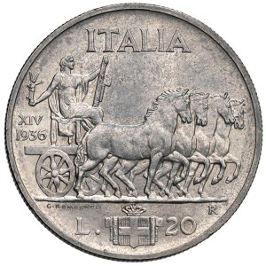 Savoy - Vittorio Emanuele III (1900-1946) 20 Lire 1936 An....