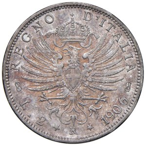 Savoy - Victor Emmanuel III (1900–1946) 2 Lire 1906 - No...