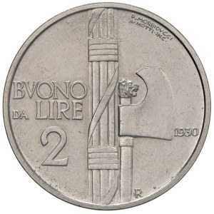 Savoy - Victor Emmanuel III (1900–1946) 2 Lire 1930 - No...