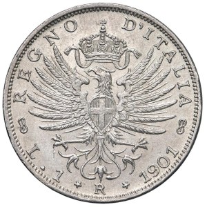 Savoy - Victor Emmanuel III (1900–1946) 1901 Lira - Names...