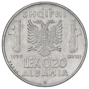 Savoy - *Vittorio Emanuele III Albania (1900-1946) 0,20 Le...