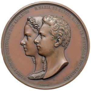 Medals - PORTUGAL: Louis I (1861–1889) 1862 Matri... Medal