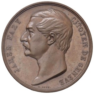 Medals - SWITZERLAND, GENEVA James Fazy (1794–1878) Medal 1...