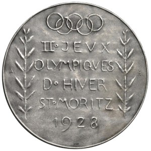 Médailles - SUISSE Saint-Moritz Médaille « II JEVX OLYMPIQVES... »