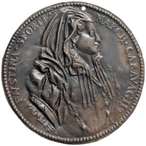 Medals - ITALIA Medaglia uniface Faustina Sforza moglie del...