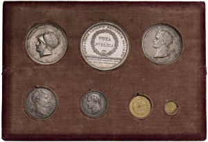 Medals - *Napoleone I (1805-1814) Quadretto con 6 Medaglie ...