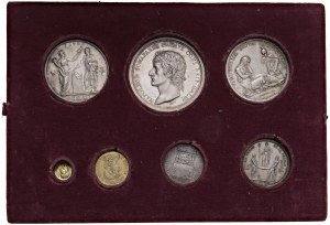 Medals - *Napoleone I (1805-1814) Quadretto con 6 Medaglie ...