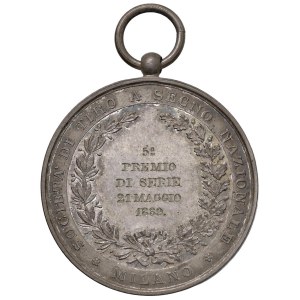 Medaillen – MILANO TIRO A SEGNO Preis-Medaille 1889, 5. Preis...
