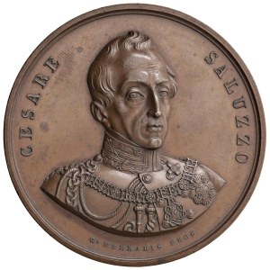 Medals - TURIN Cesare Saluzzo (1778–1853) 1854 Medal for...