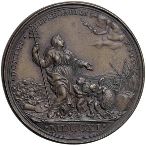 Medals - Clement XI (1700–1721) Annual Medal 1711 An. ...