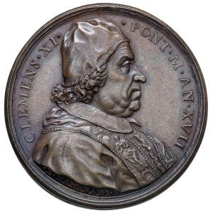 Medals - Clement XI (1700–1721) Annual Medal, Year XVII ...