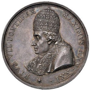 Medaillen – Pius VII. (1800–1823) Jahresmedaille 1820, Jahr XXI …