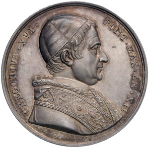Medals - Gregory XVI (1831–1846) Annual Medal 1842 An....