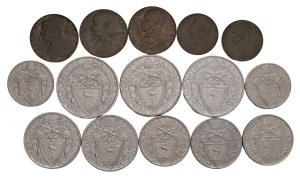 Lots - Pio XII (1939-1958) Lotto di 15 monete: 3 monete d...