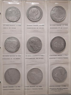 Lots - WORLD COINS Album di 47 monete d'argento del XIX e...