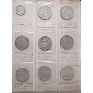 Lots - WORLD COINS Album of 47 silver coins from the 19th century and...