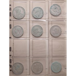 Lots - WORLD COINS Album of 36 silver coins from the 19th century and...
