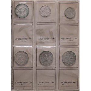 Lots - WORLD COINS Album of 26 silver coins from the 19th century and...