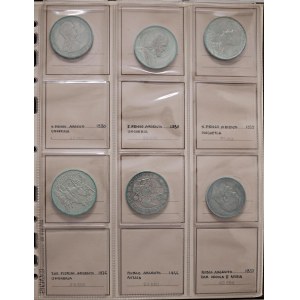 Lots - WORLD COINS Album of 26 silver coins from the 19th century and...