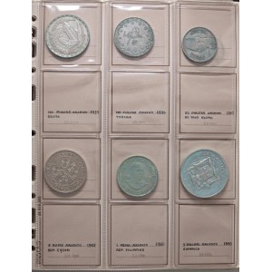 Lots - WORLD COINS Album di 30 monete d'argento del XIX e...