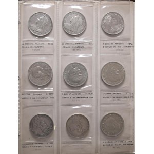 Lots - WORLD COINS Album of 26 silver coins from the 19th century and...
