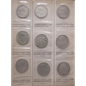 Lots - WORLD COINS Album of 40 large silver coins...
